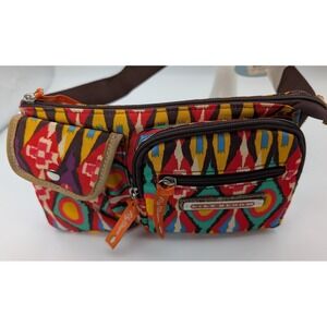 Lily Bloom Karma Bloom Ikat Belt Bag - Eco-Friendly Recycled Fabric Fanny Pack